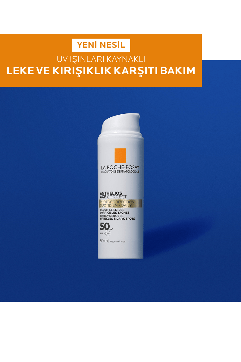 Anthelios Age Correct Spf50 Uv Işınları Kaynaklı Leke Ve Kırışıklık Karşıtı Bakım Kremı̇