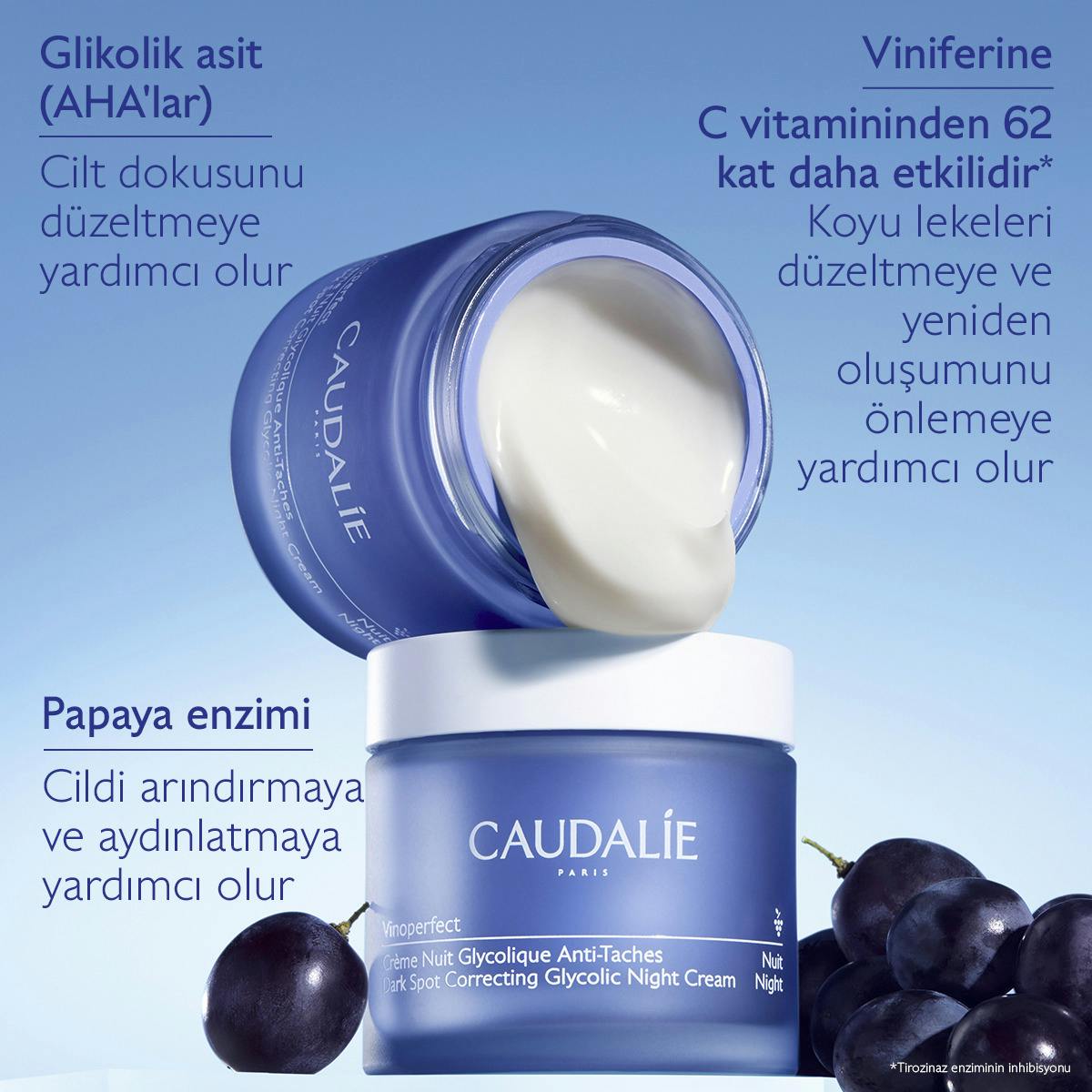 Leke Karşıtı Glikolik Gece Bakım Kremi