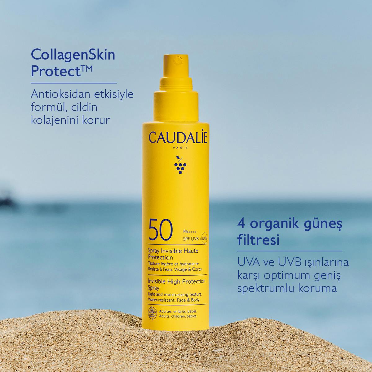 Yüksek Koruma Sağlayan Güneş Spreyi SPF50