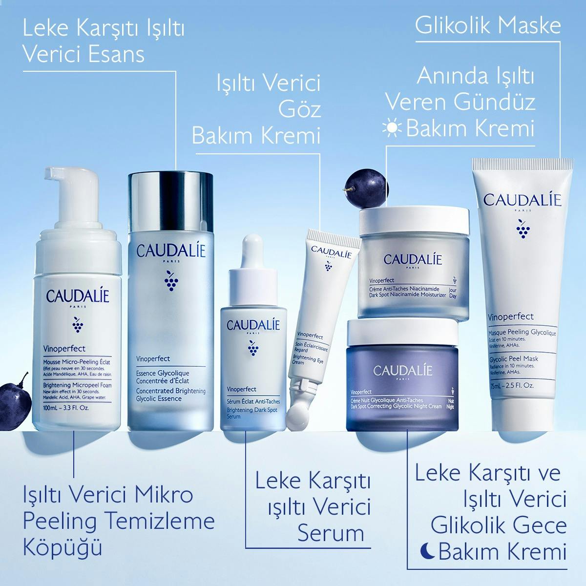 Vinoperfect Işıltı Verici Mikro Peeling Temizleme Köpüğü