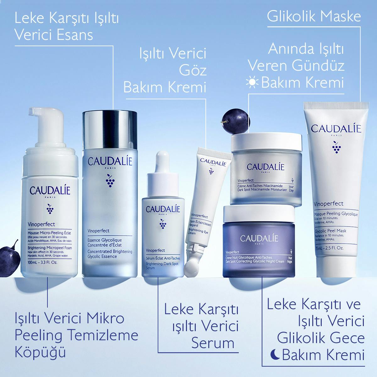 Vinoperfect Işıltı Verici Mikro Peeling Temizleme Köpüğü