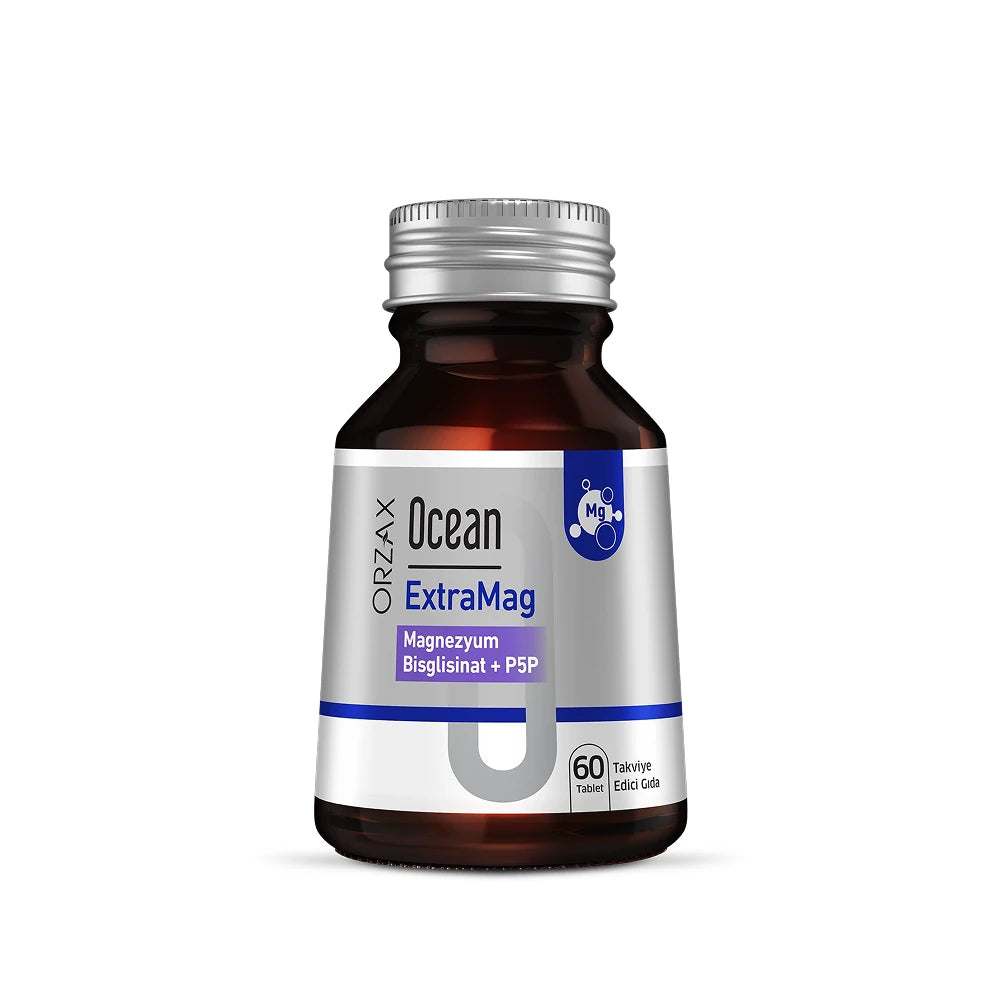 Ocean Extramag Magnezyum Bisglisinat + P5P Takviye Edici Gida Tablet 60 Tablet