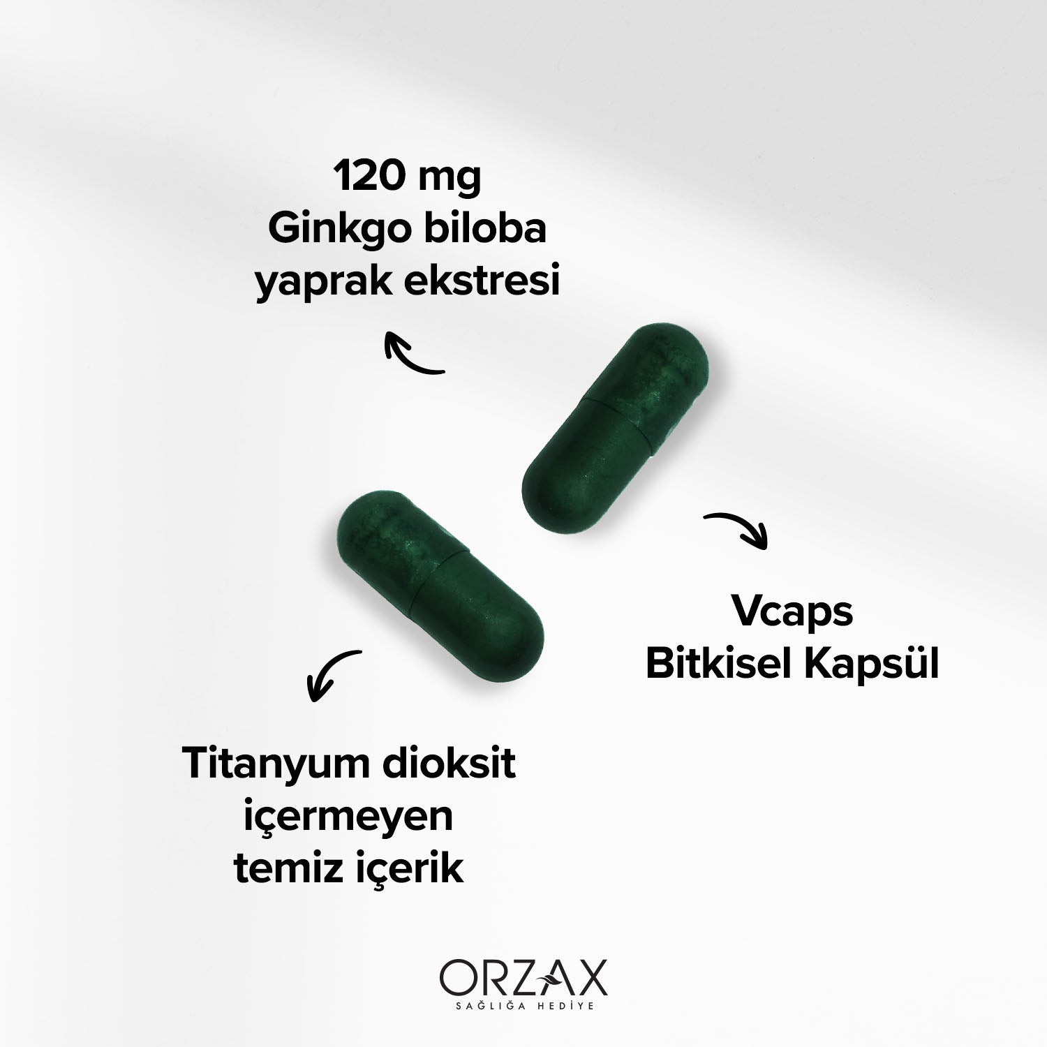 Ocean Ginkgo Biloba Yaprak Ekstresi Iceren Takviye Edici Gida 120 Mg 30 Kapsul