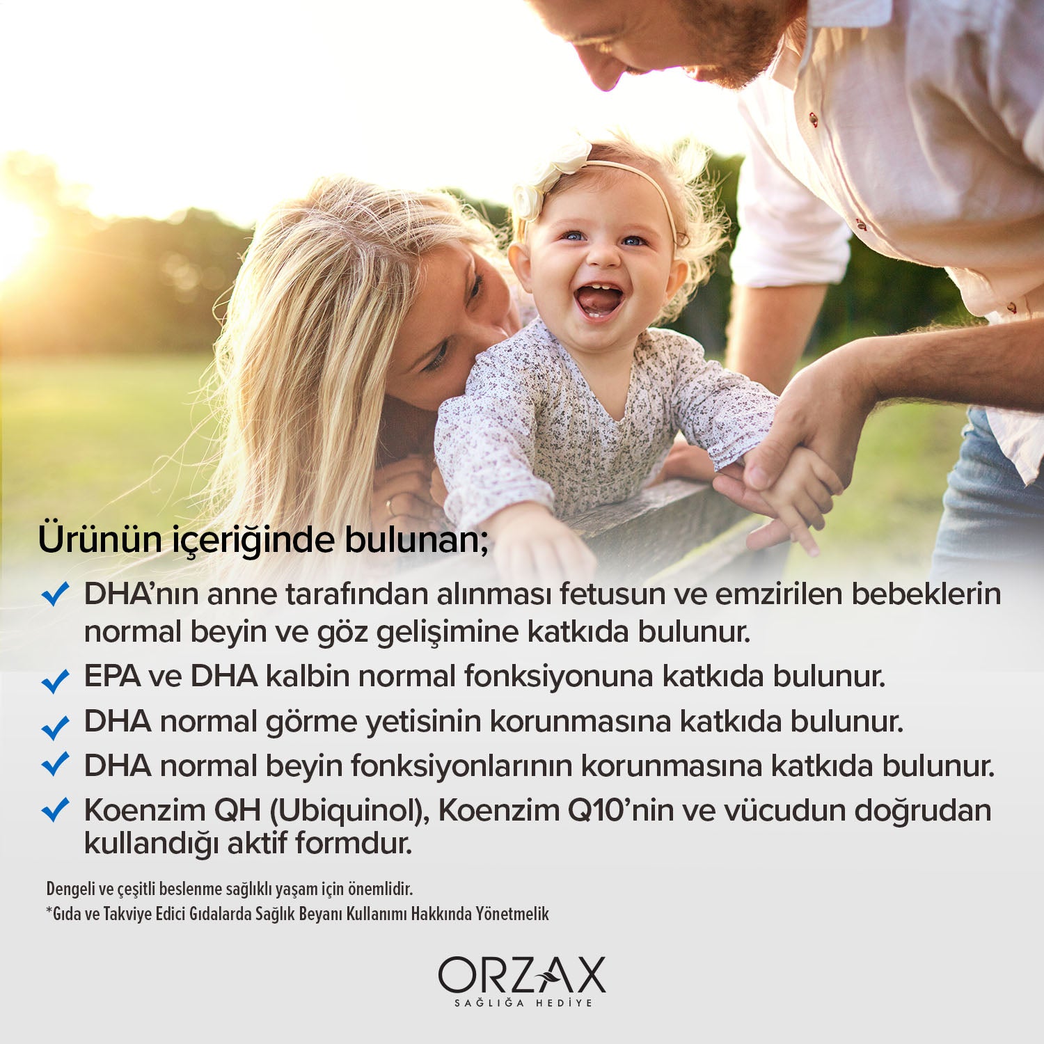 Ocean Omega3&Qh Balik Yagi Ubikinol Takviye Edici Gida 30 Kapsul