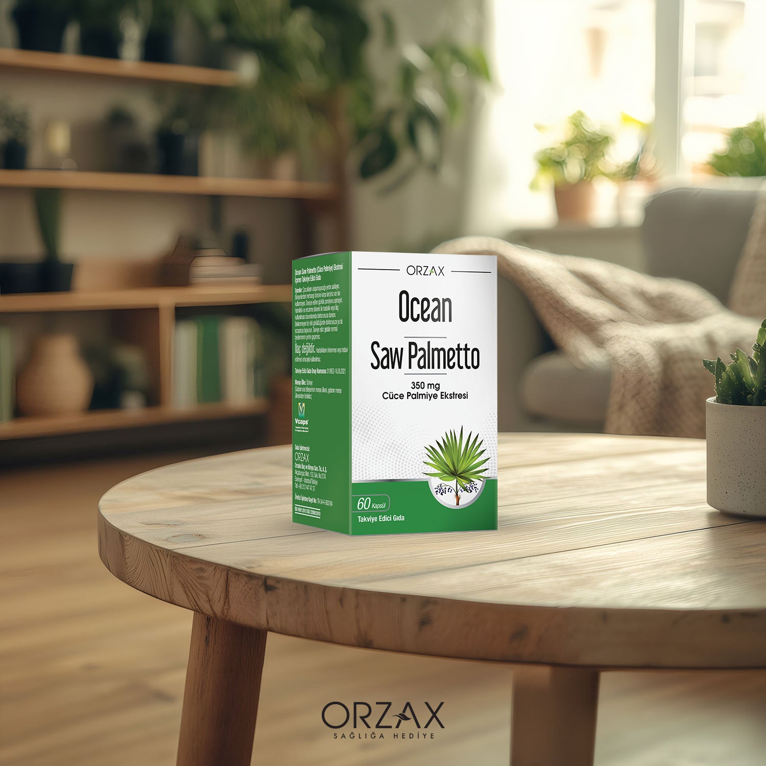 Ocean Saw Palmetto Cuce Palmiye Iceren Takviye Edici Gida 350 Mg 60 Kapsul