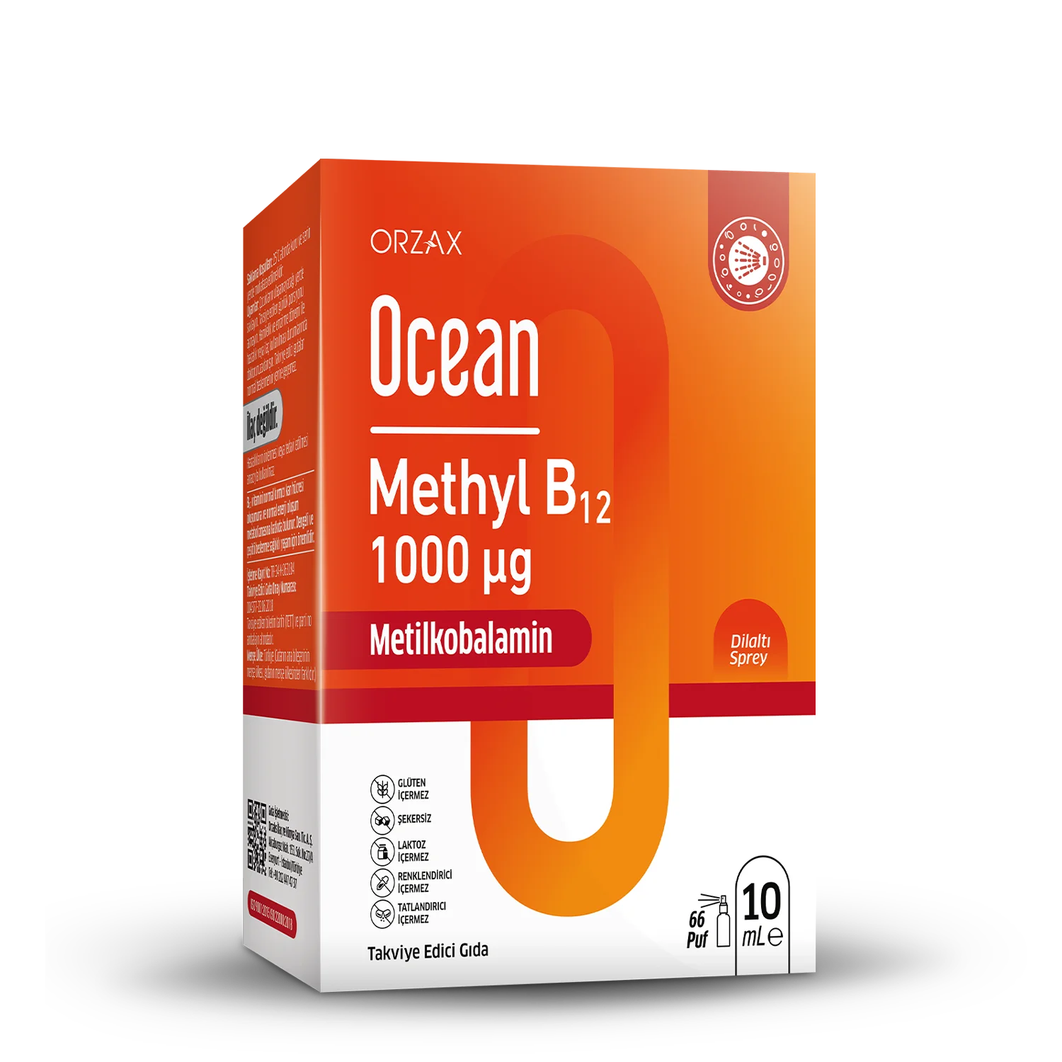 OCEAN METHYL B12 SPREY 1000 mcg 10 ml şişe