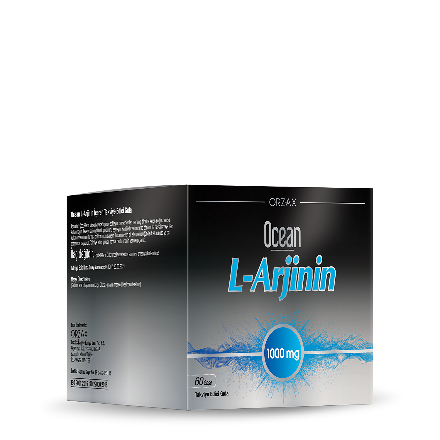 Ocean L-Arjinin Iceren Sase Takviye Edici Gida 60 Sase