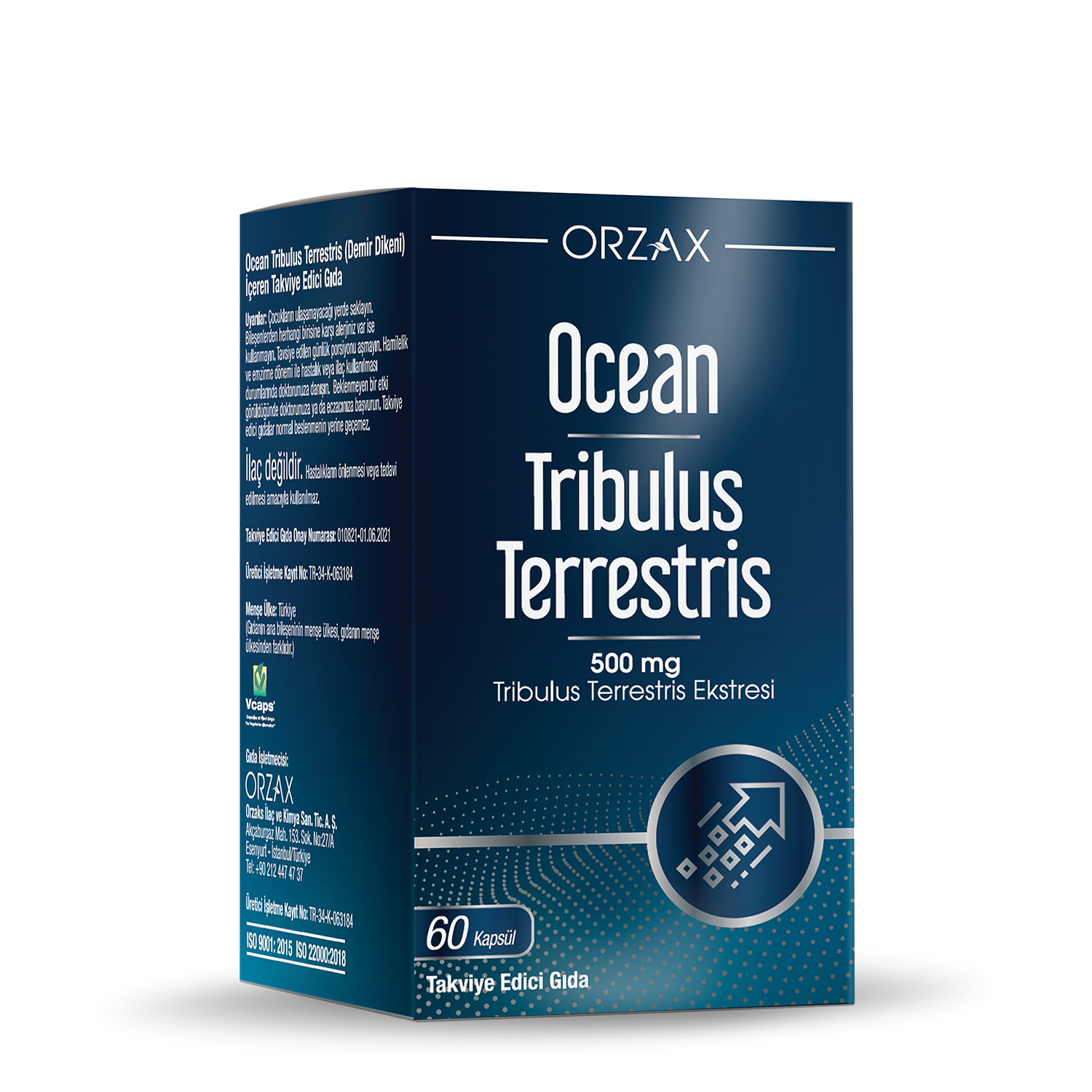Ocean Tribulus Terrestris Ekstresi Iceren Takviye Edici Gida 60 Kapsul