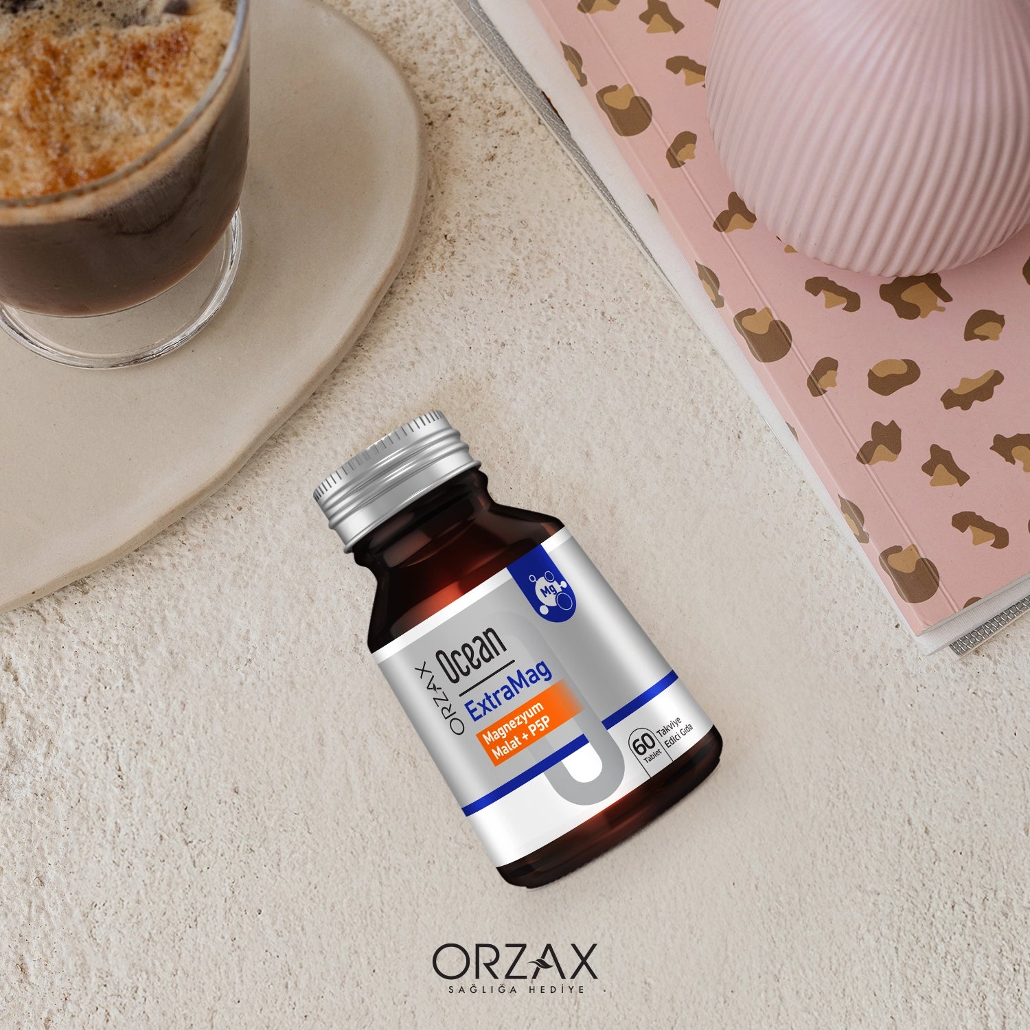 Ocean Extramag Magnezyum Malat + P5P Takviye Edici Gida Tablet 60 Tablet
