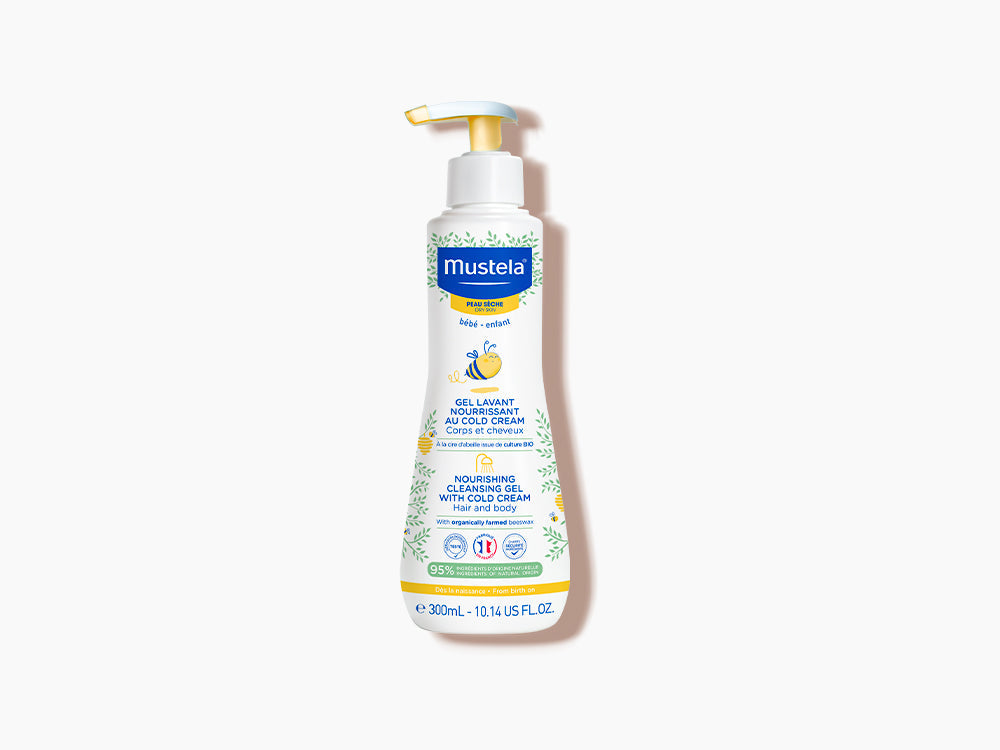 Cold Cream ve Organik Balmumu İçeren Besleyici Bebek Şampuanı