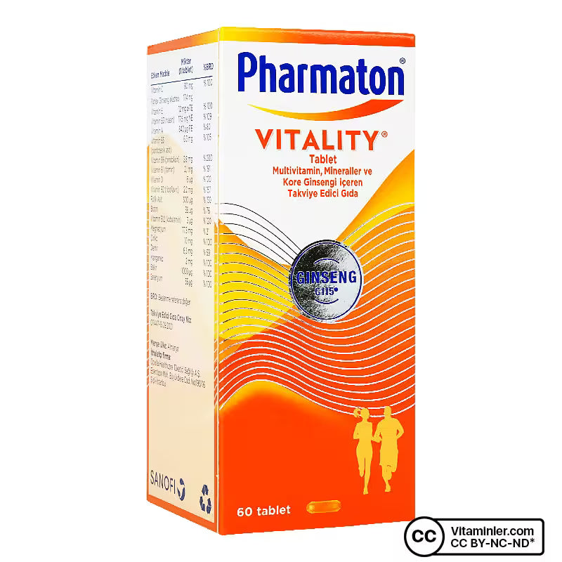 PHARMATON VITALITY KAPSUL 60 kapsül