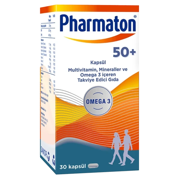 PHARMATON 50 PLUS KAPSUL 30 kapsül