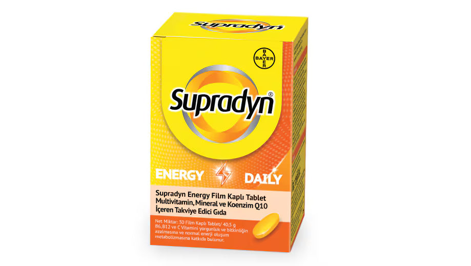 Supradyn® Energy Daily 30 Film Kaplı Tablet