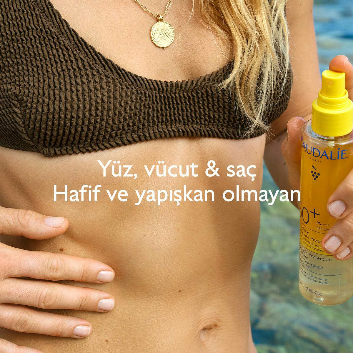 Yüksek Koruma Sağlayan Güneş Suyu SPF50+