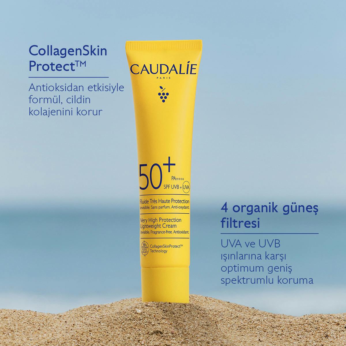 Yüksek Koruma Sağlayan Fluid Krem SPF50+