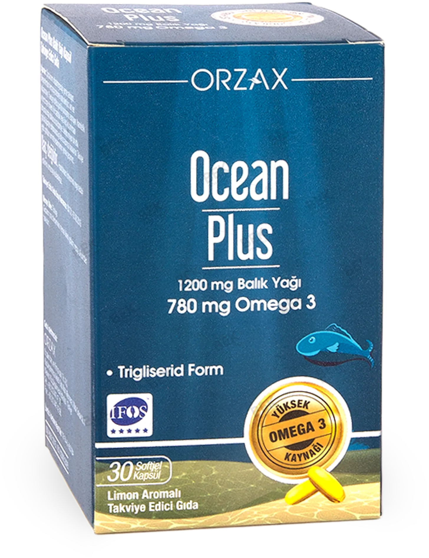 OCEAN PLUS BALIK YAGI OMEGA3 KAPSUL 30 kapsül