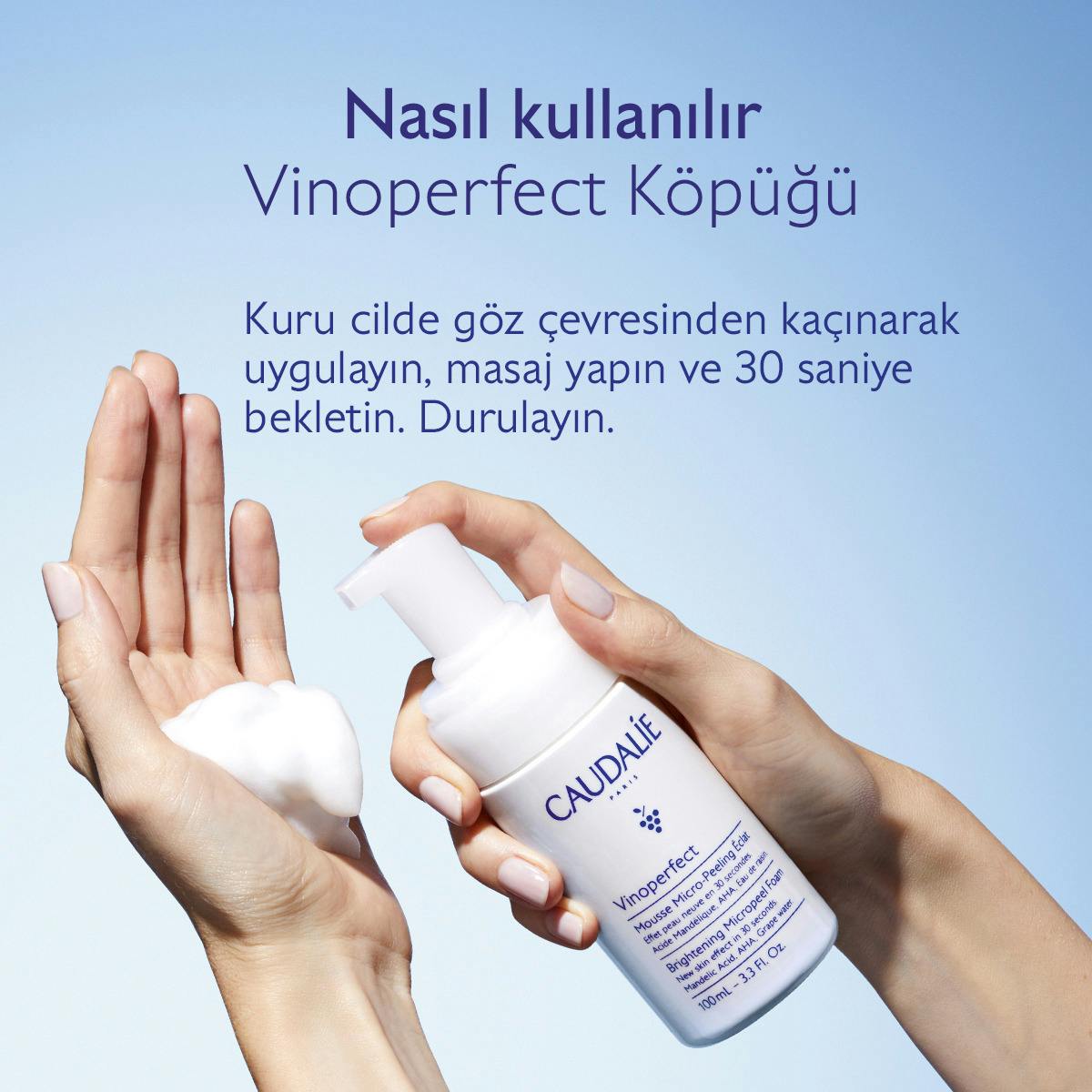 Vinoperfect Işıltı Verici Mikro Peeling Temizleme Köpüğü