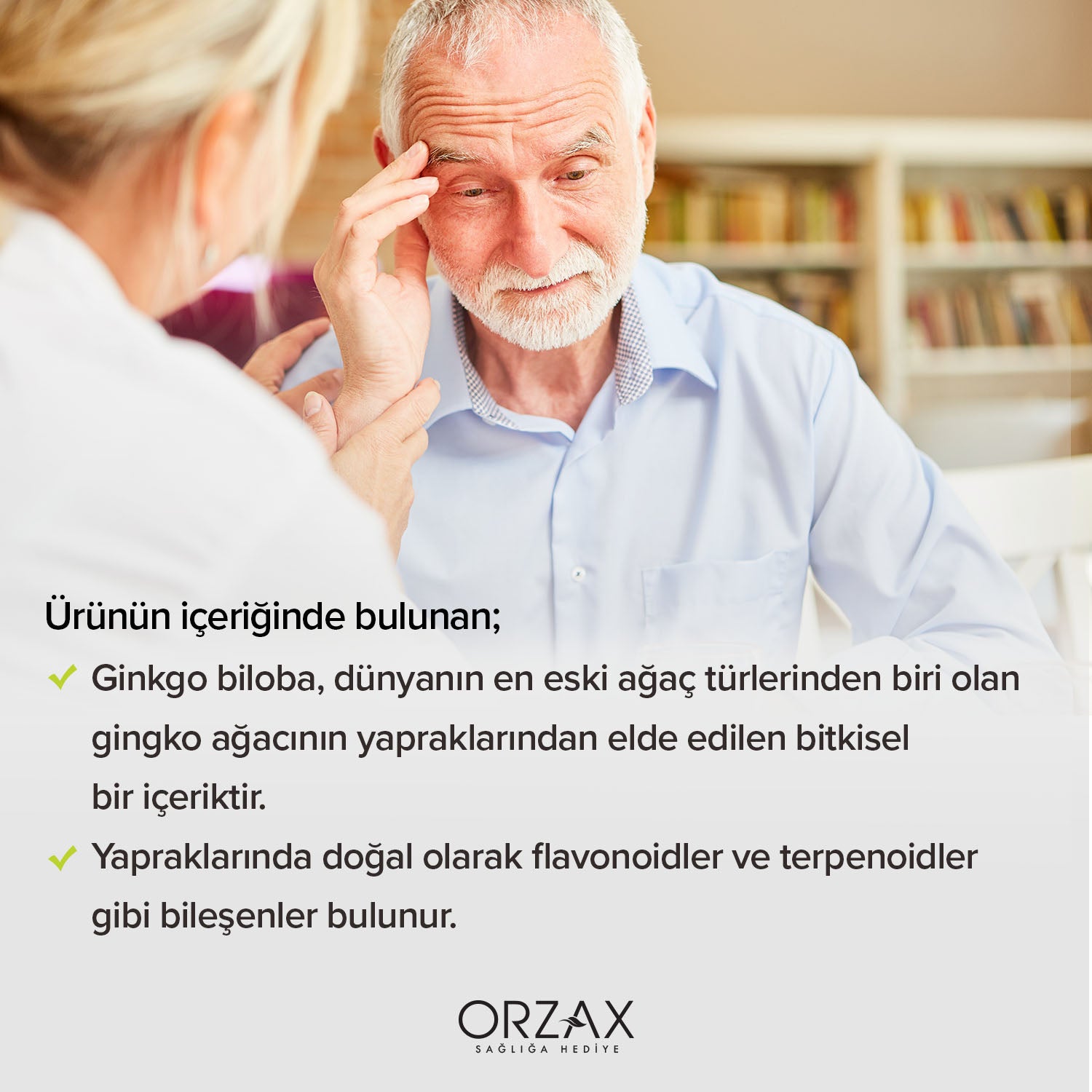 Ocean Ginkgo Biloba Yaprak Ekstresi Iceren Takviye Edici Gida 120 Mg 30 Kapsul