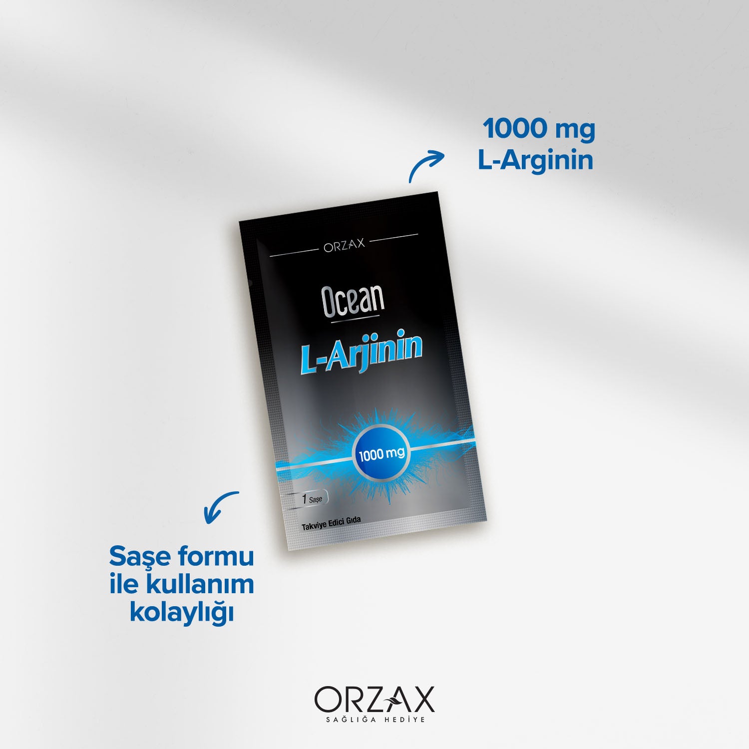 Ocean L-Arjinin Iceren Sase Takviye Edici Gida 60 Sase