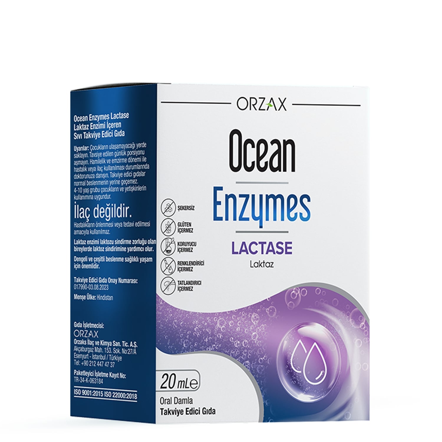 Ocean Enzymes Lactase Damla