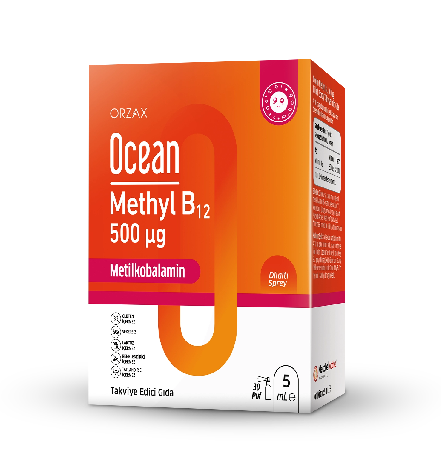 OCEAN METHYL B12 500 µg 5 ml (Sprey)