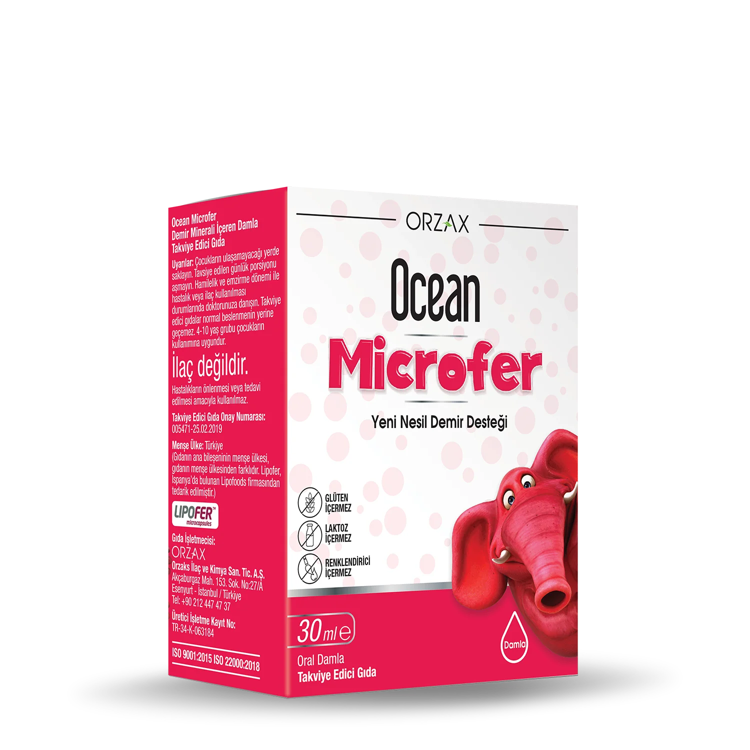 OCEAN MICROFER SIVI 30 ML ORAL DAMLA