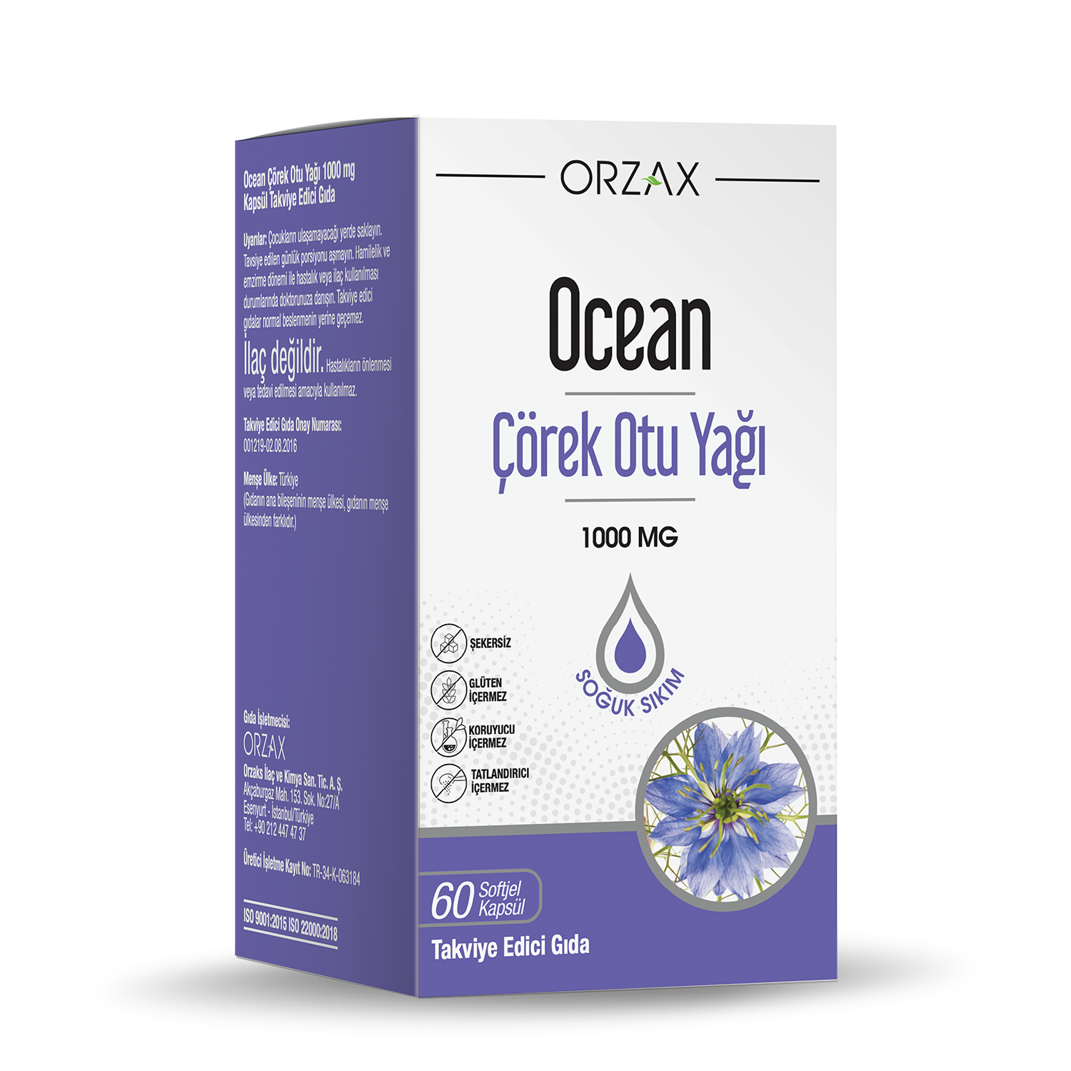 OCEAN COREKOTU YAGI KAPSUL 1000 mg 60 kapsül