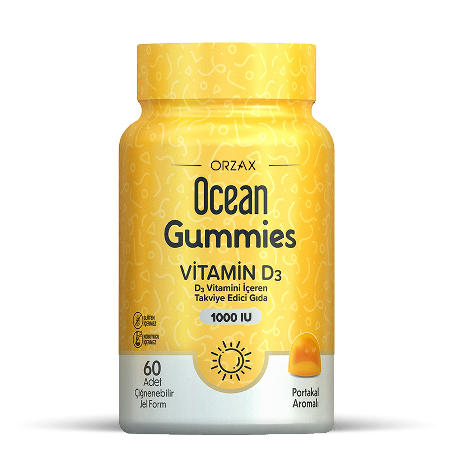 OCEAN GUMMIES VİTAMİN D3 1000 IU