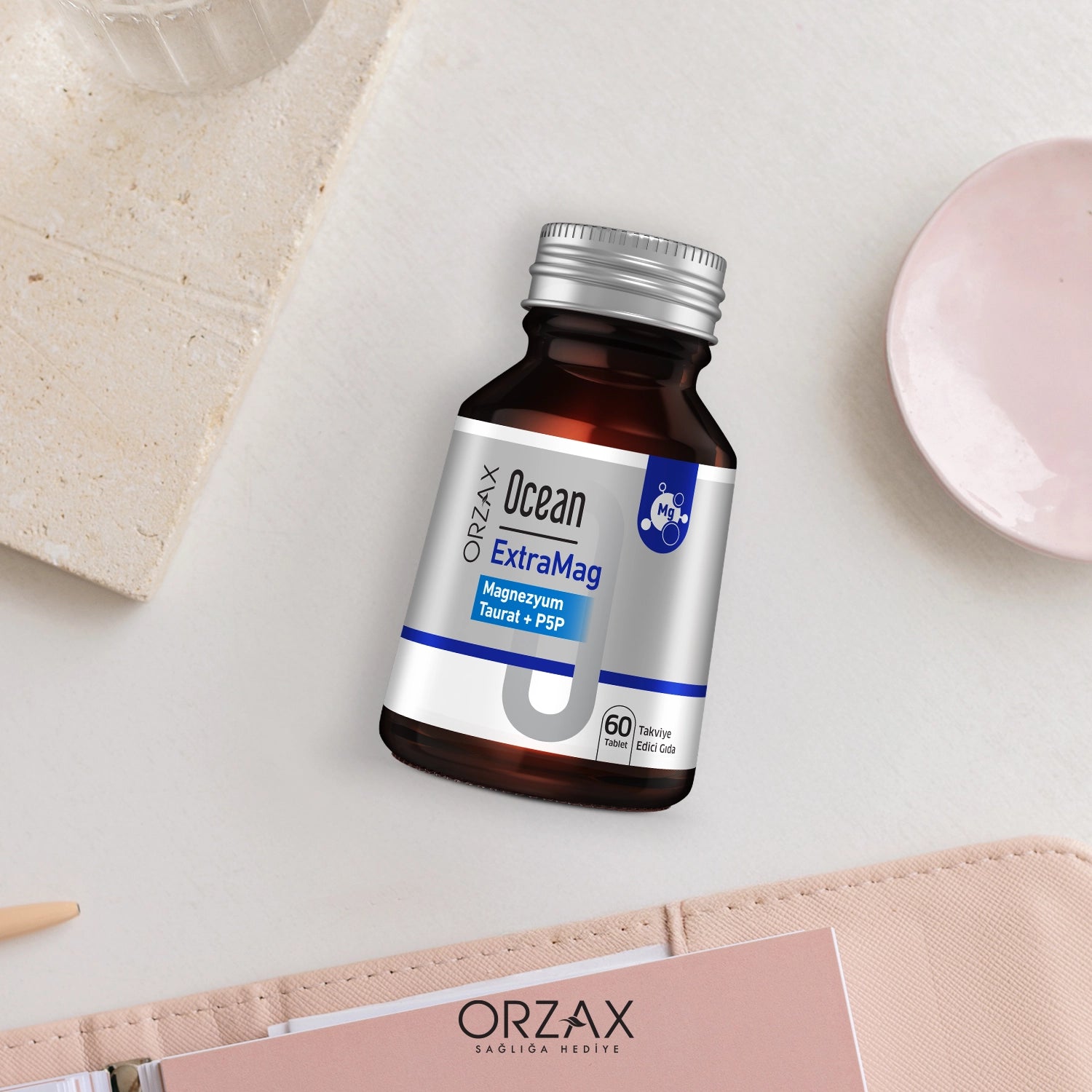 Ocean Extramag Magnezyum Taurat + P5P Takviye Edici Gida Tablet 60 Tablet