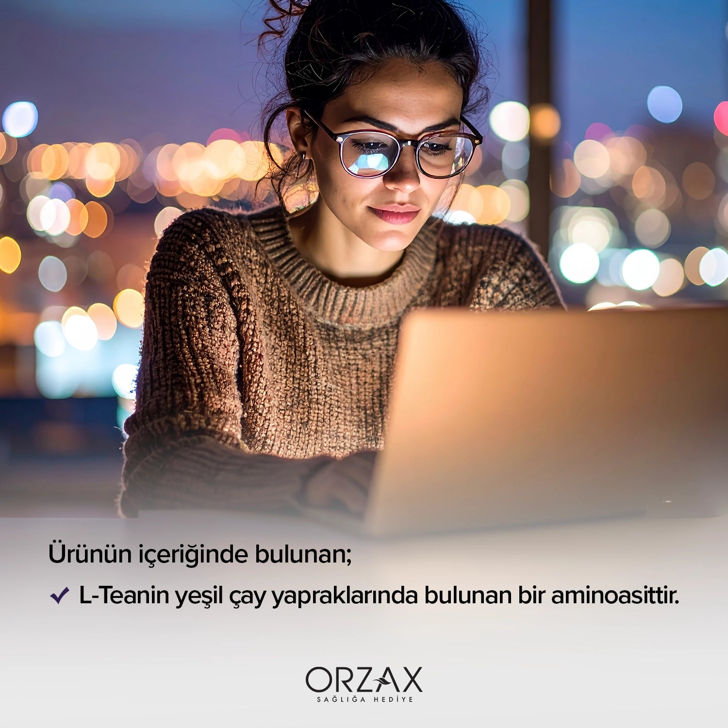 Ocean L-Teanin Iceren Takviye Edici Gida 30 Kapsul