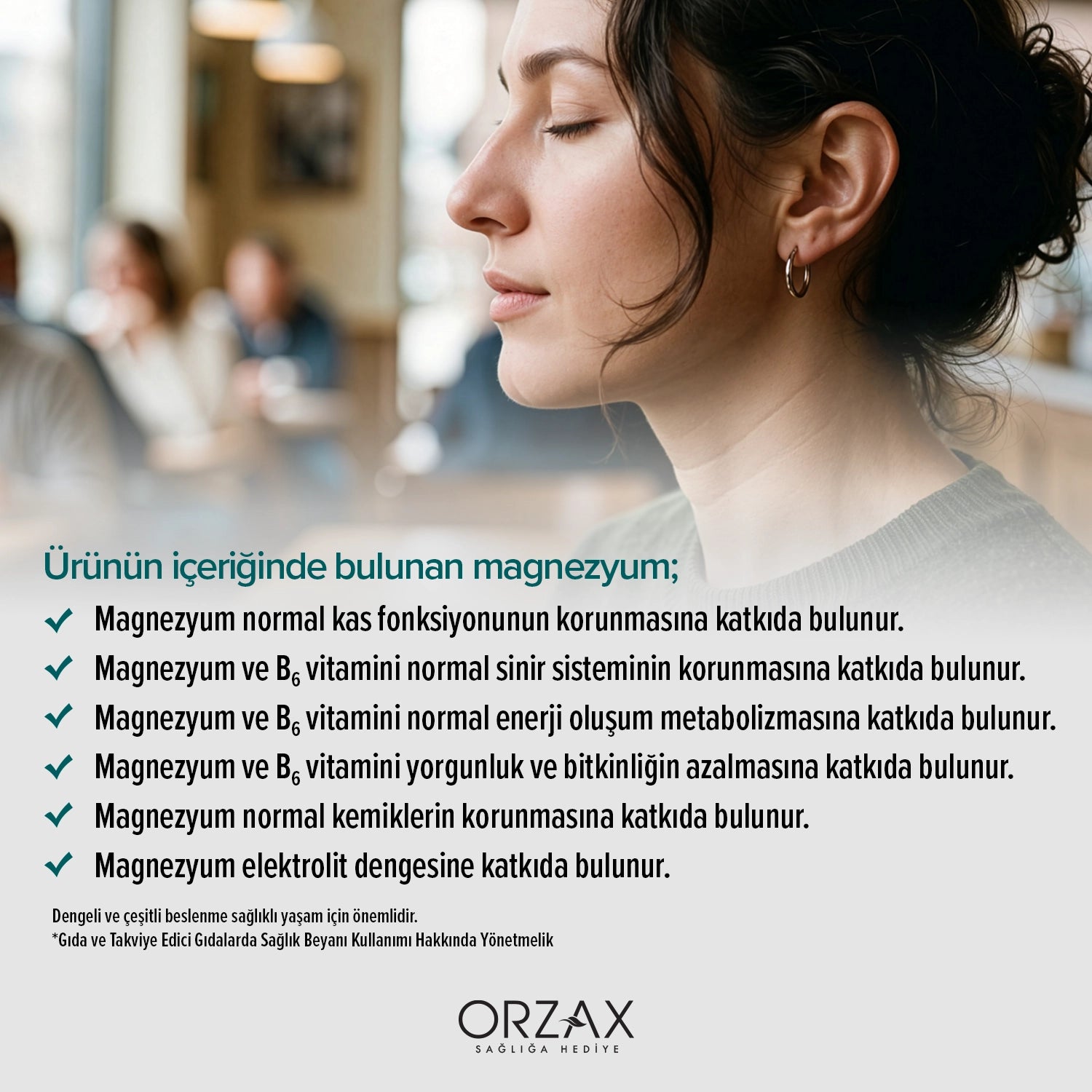 Ocean Magnezyum Complex Takviye Edici Gida Tablet 60 Tablet