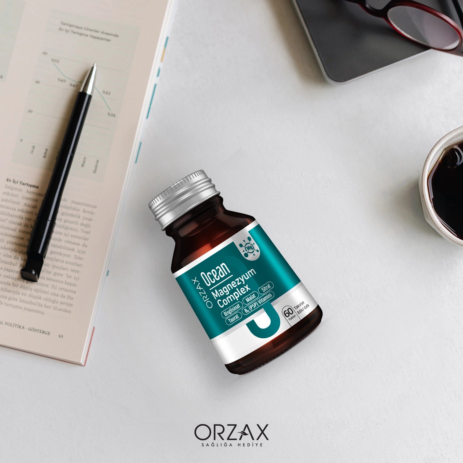 Ocean Magnezyum Complex Takviye Edici Gida Tablet 60 Tablet