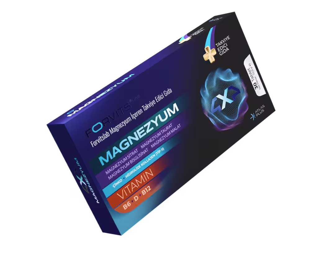 FORVITS LAB MAGNEZYUM ICEREN TAKVIYE EDICI GIDA TABLET 60 tablet