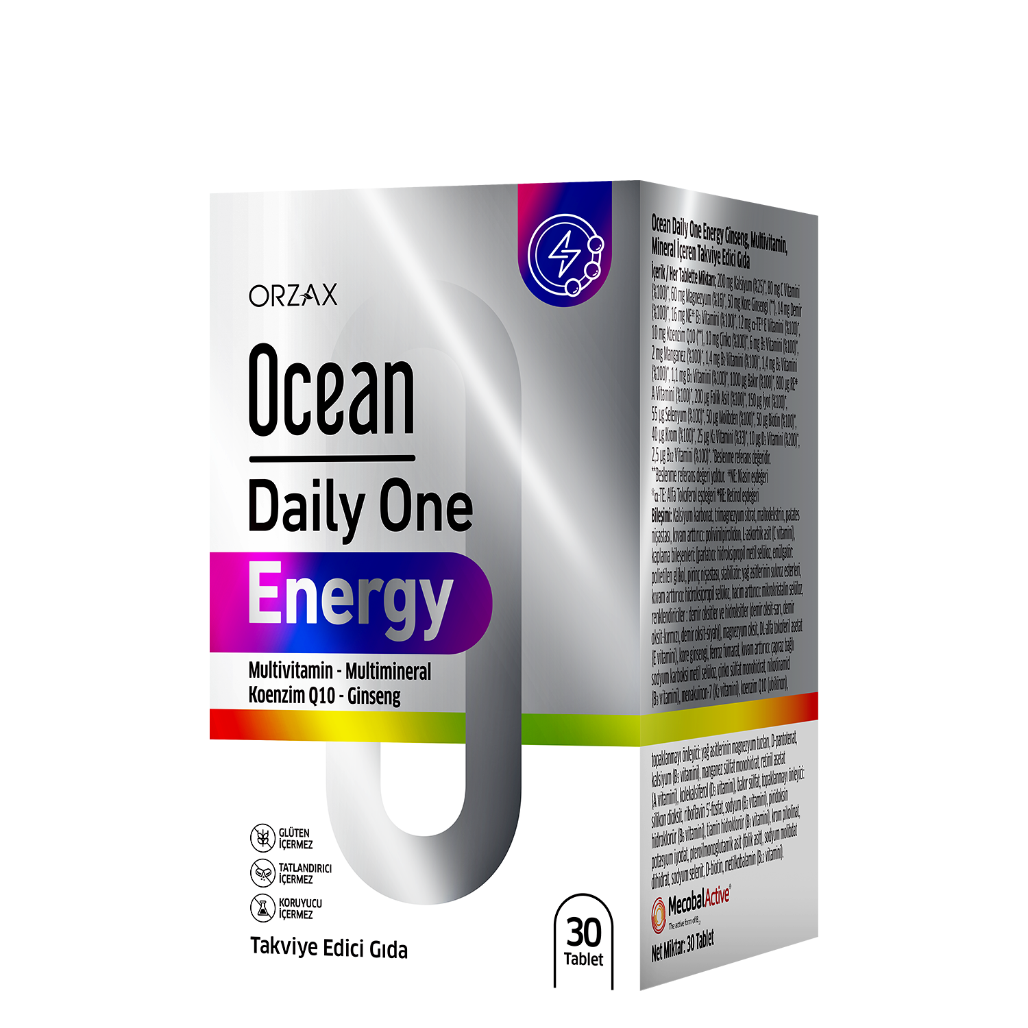 OCEAN DAILY ONE ENERGY (30 Tablet) - Görsel 2