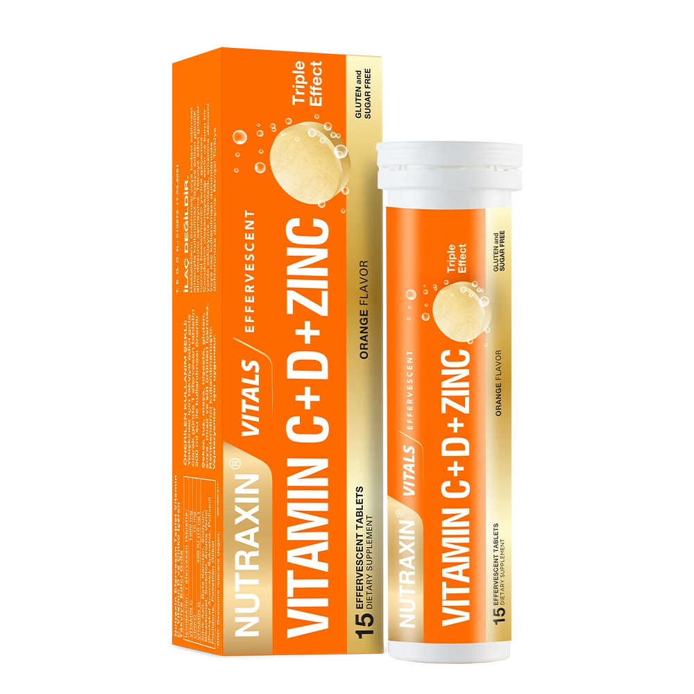 Effervescent Vitamin C-D-Zinc