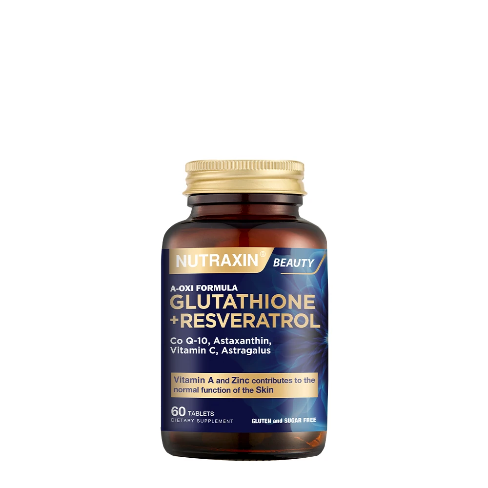Nutraxin A-Oxi Formula (Glutathione+Resveratrol) Kapsül 60 Kapsül