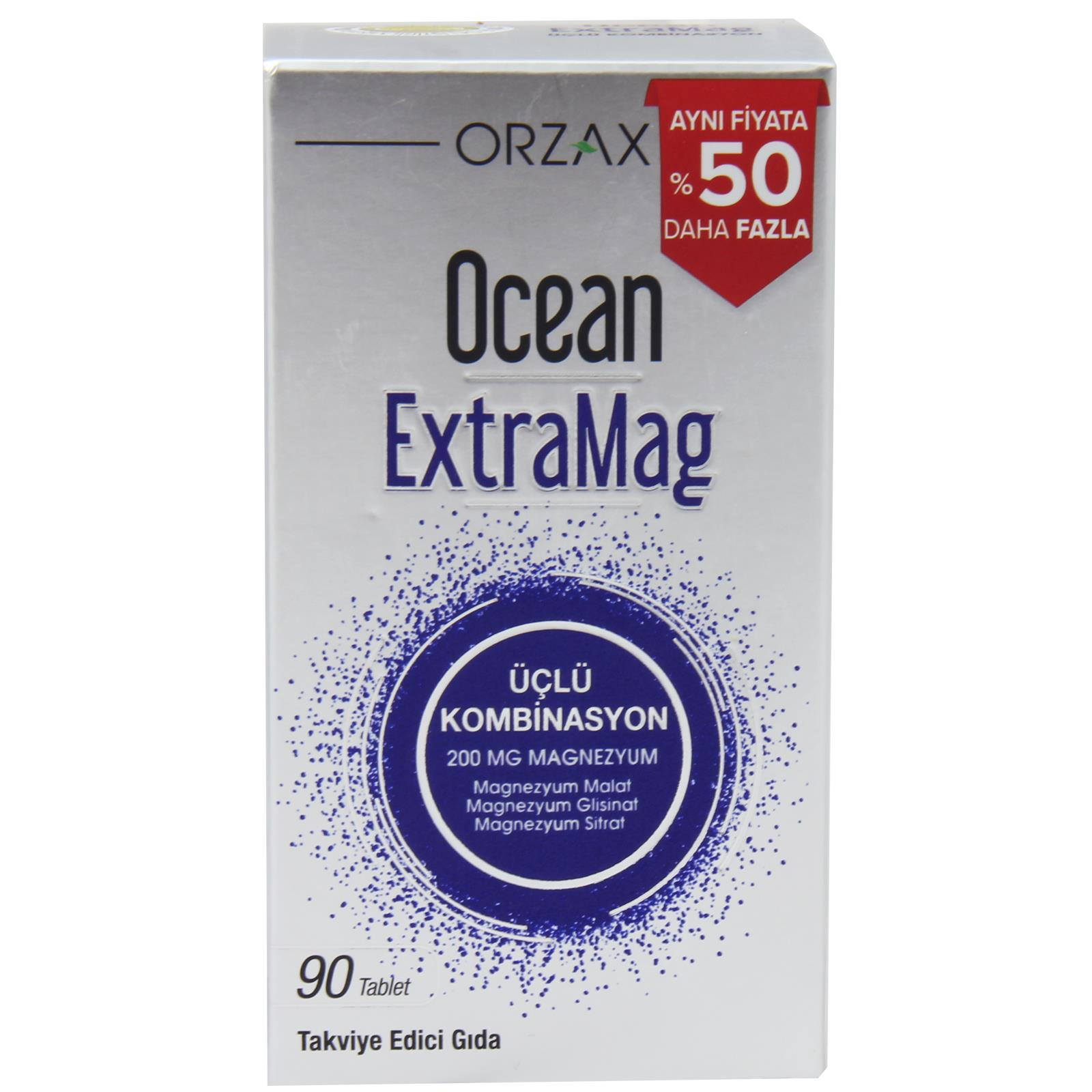 OCEAN EXTRAMAG TAKVIYE EDICI GIDA TABLET 90 tablet