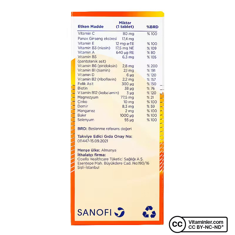 PHARMATON VITALITY KAPSUL 60 kapsül