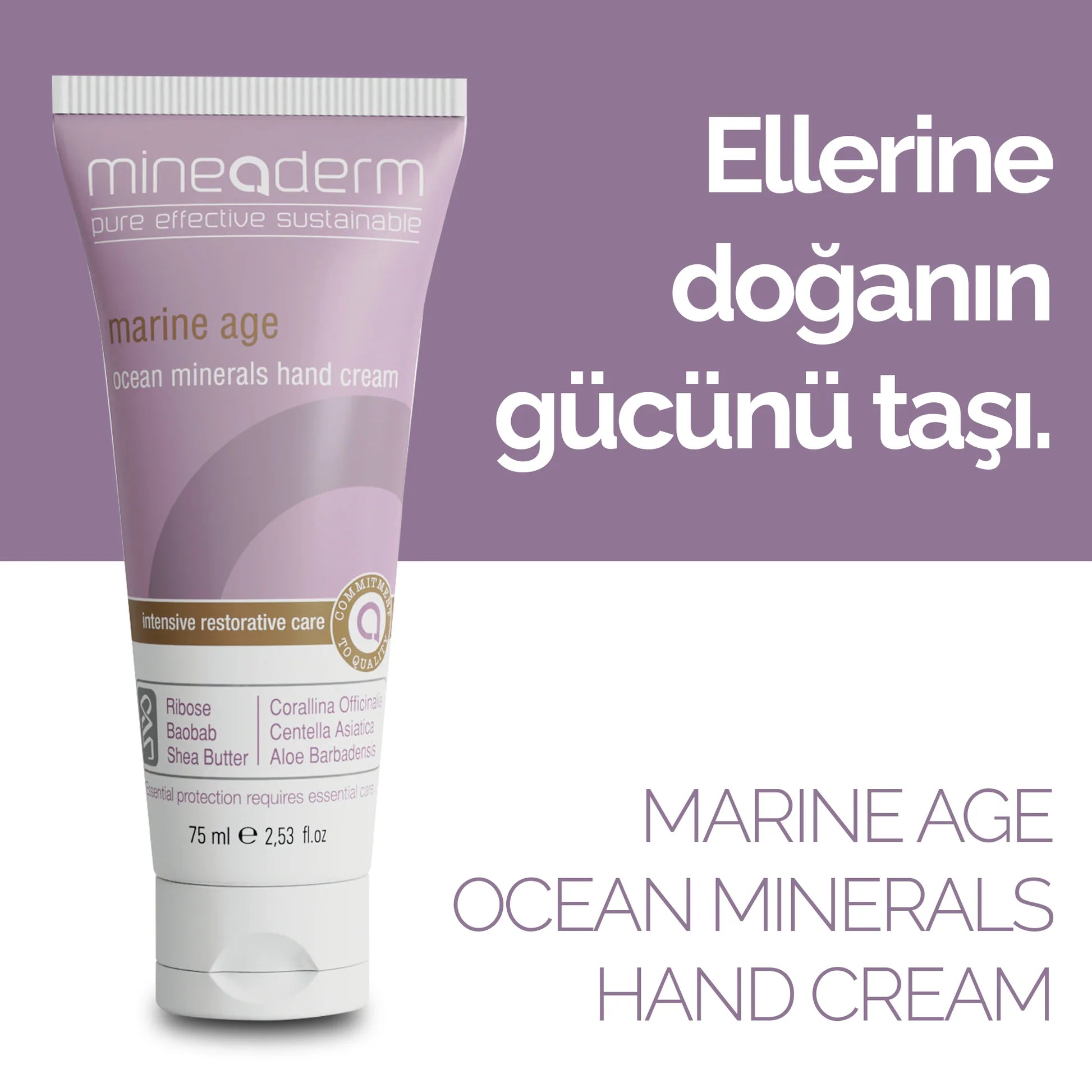 Minederm Marine Age Ocean Minerals Hand Cream 75 Ml Tup